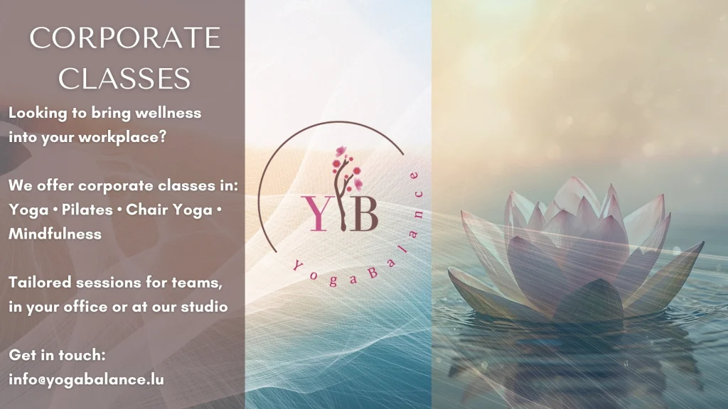 Corporate yoga classes Luxembourg – workplace wellness programs by YogaBalance Walferdange